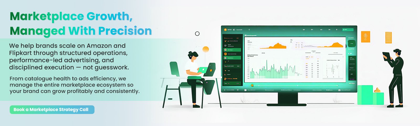 Marketplace management services in Faridabad for Amazon and Flipkart sellers
